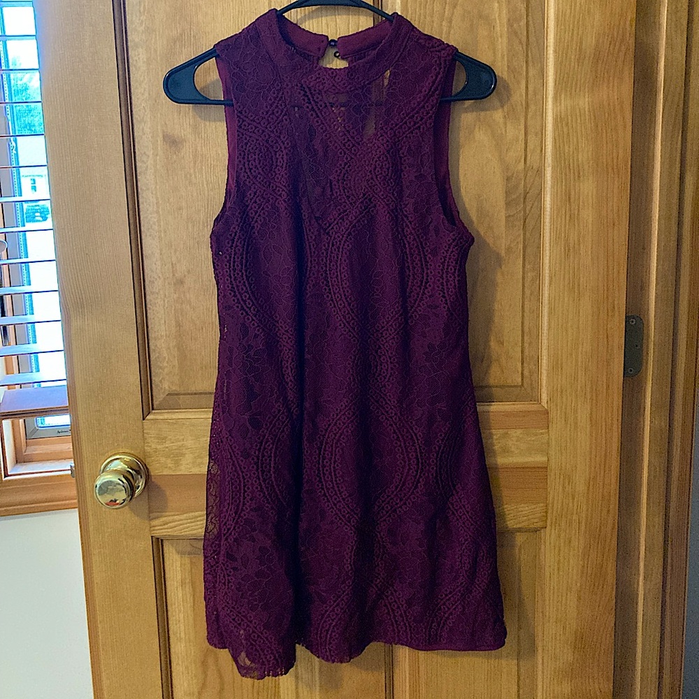 Burgendy Dress